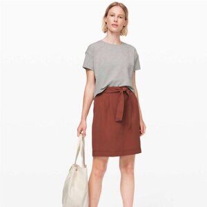 Lululemon noir skirt rustic clay 6